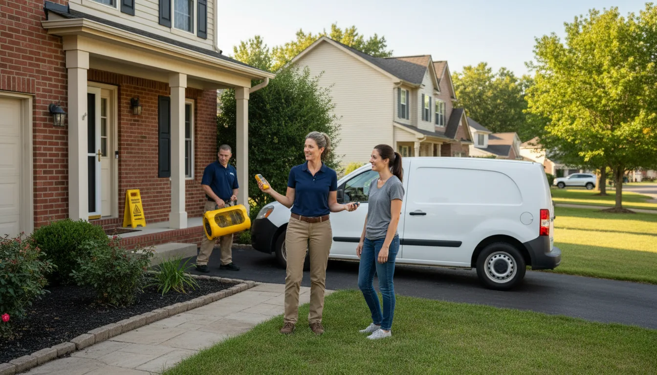 Residential water damage restoration in Teton, ID